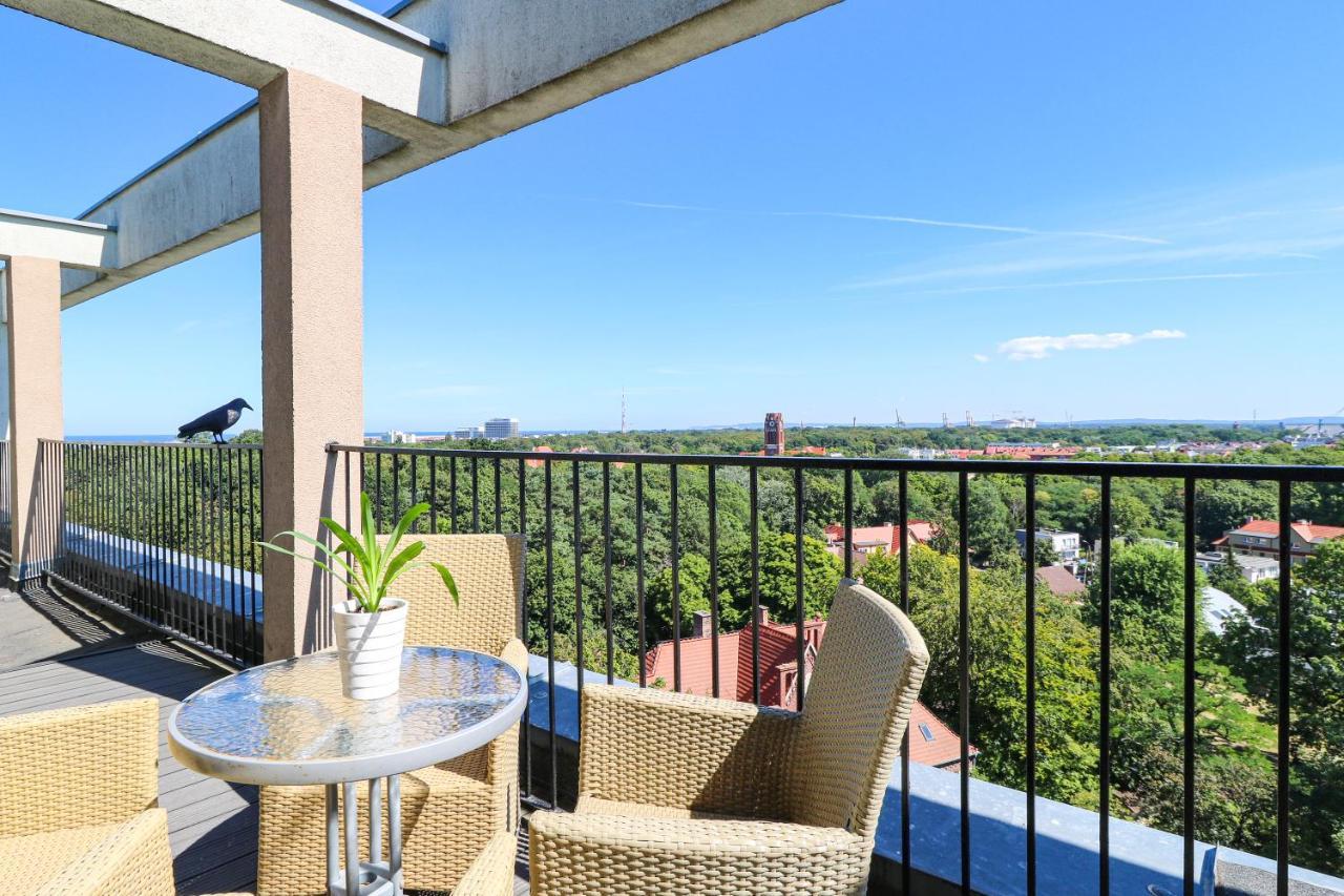 Apartament Morena Z Widokiem Z Tarasu Na Morze 斯维诺乌伊希切 外观 照片